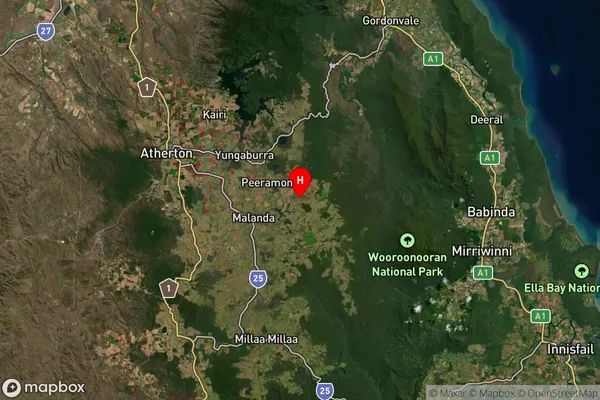 North Johnstone,Queensland Satellite Map