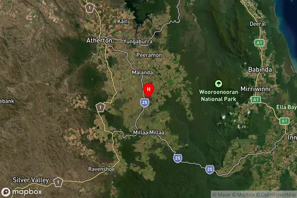 Tarzali,Queensland Satellite Map