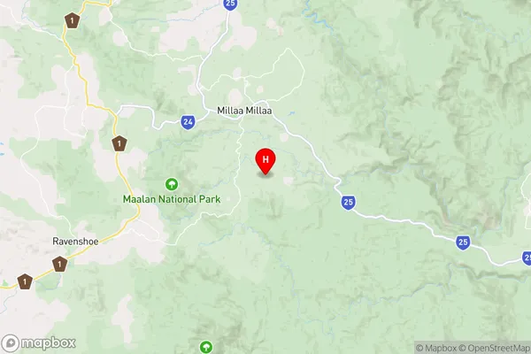 Middlebrook,Queensland Area Map