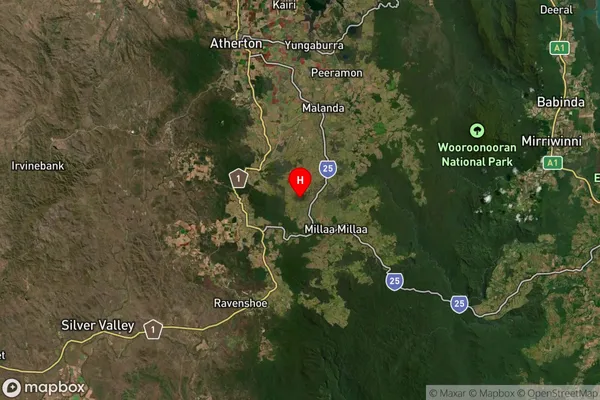 Minbun,Queensland Satellite Map