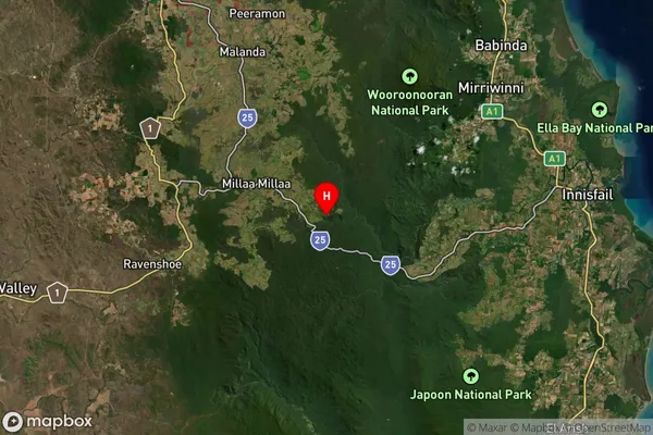 Mungalli,Queensland Satellite Map