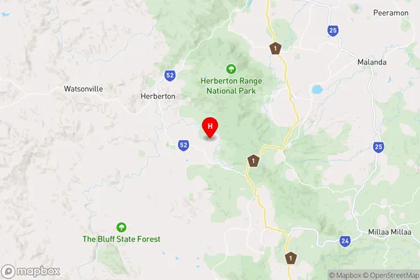 Wondecla,Queensland Area Map