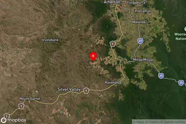 Kaban,Queensland Satellite Map