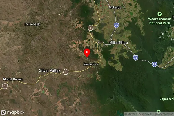 Tumoulin,Queensland Satellite Map