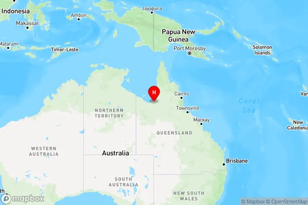 Norman,Queensland Region Map