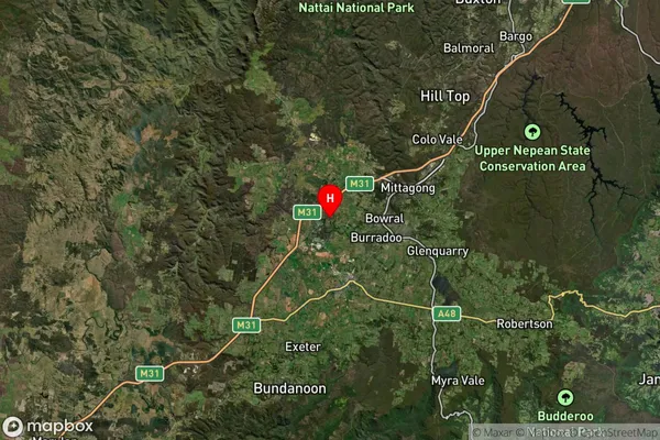 Berrima,New South Wales Satellite Map