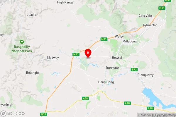 Berrima,New South Wales Area Map