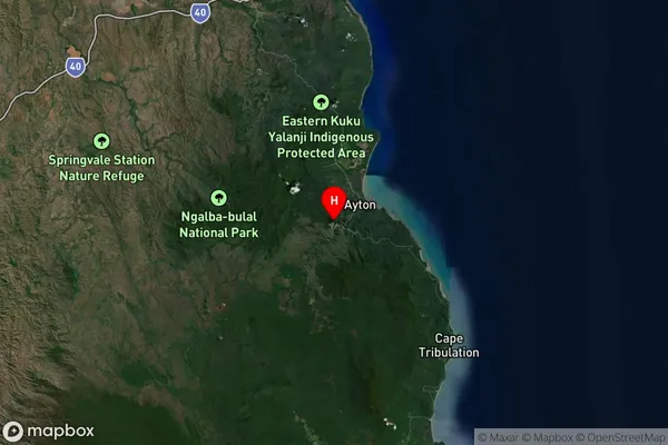 Wujal Wujal,Queensland Satellite Map