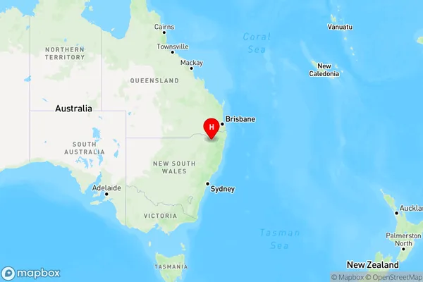 Torrington,New South Wales Region Map