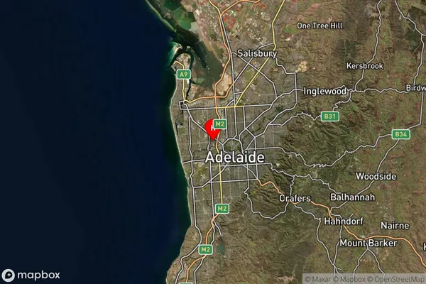 Welland,South Australia Satellite Map