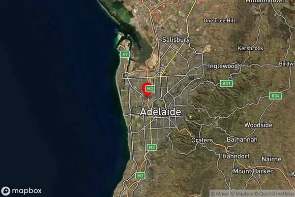 Croydon,South Australia Satellite Map