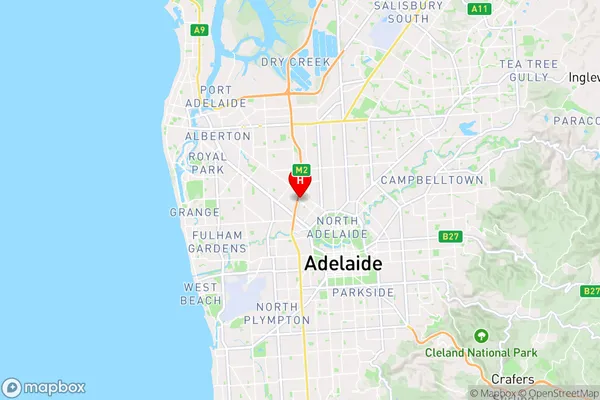 Ridleyton,South Australia Area Map