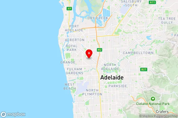 Beverley,South Australia Area Map