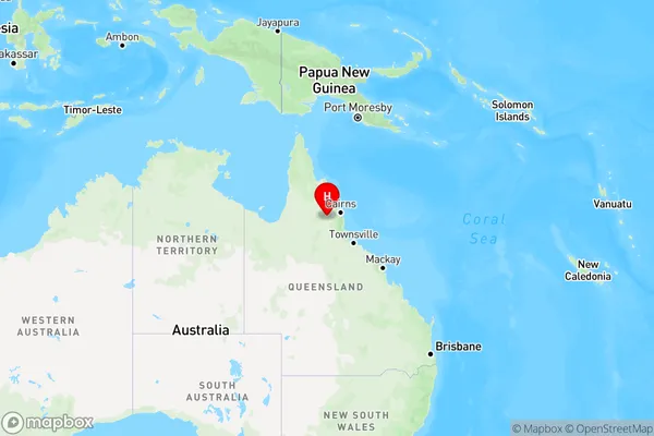 Almaden,Queensland Region Map