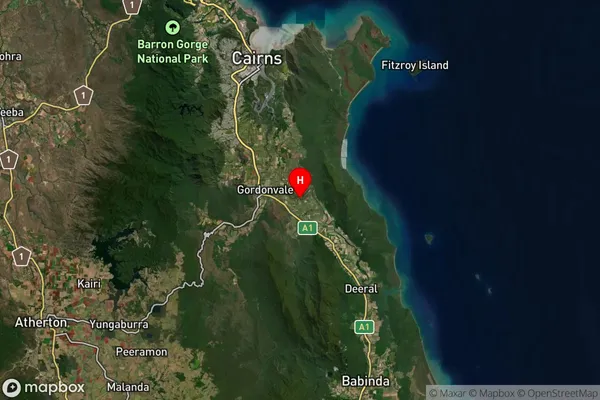 Aloomba,Queensland Satellite Map