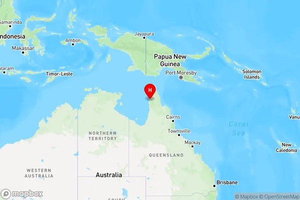 Aurukun,Queensland Region Map