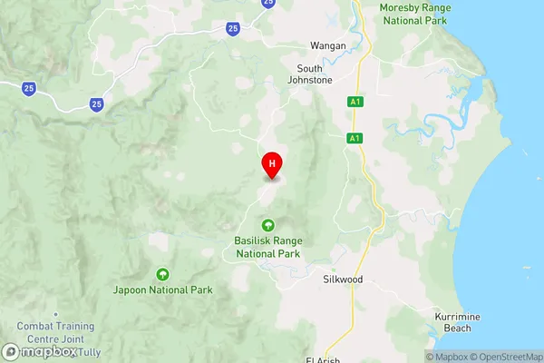 Bombeeta,Queensland Area Map