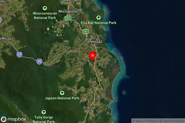 Boogan,Queensland Satellite Map