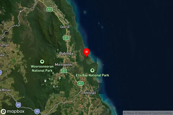 Bramston Beach,Queensland Satellite Map