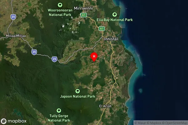 Camp Creek,Queensland Satellite Map