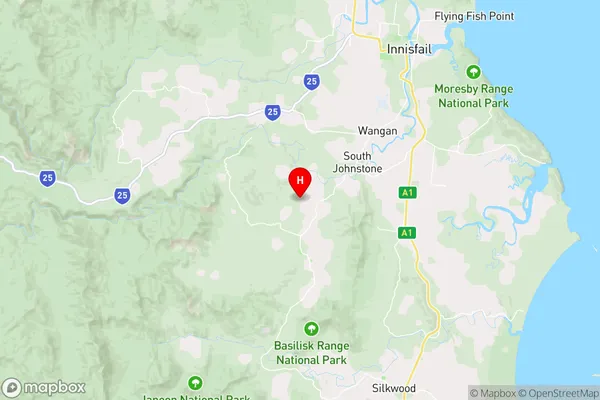 Camp Creek,Queensland Area Map