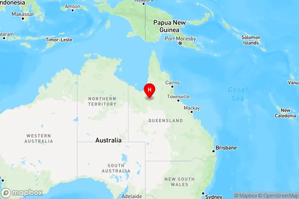 East Creek,Queensland Region Map