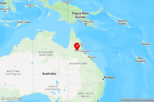 Einasleigh,Queensland Region Map