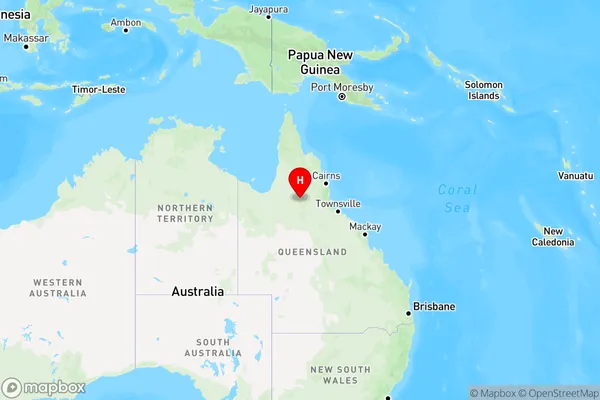 Georgetown,Queensland Region Map