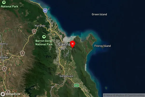 Glen Boughton,Queensland Satellite Map