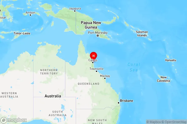 Green Island,Queensland Region Map