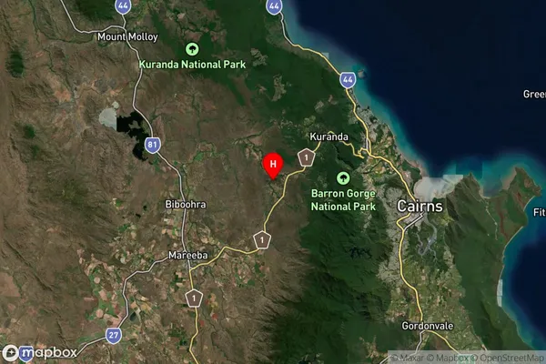 Koah,Queensland Satellite Map