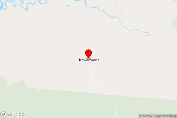 Kowanyama,Queensland Area Map