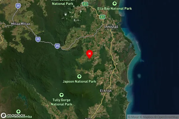 Mena Creek,Queensland Satellite Map