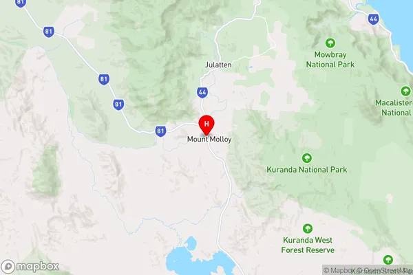 Mount Molloy,Queensland Area Map