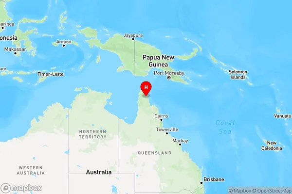 Portland Roads,Queensland Region Map