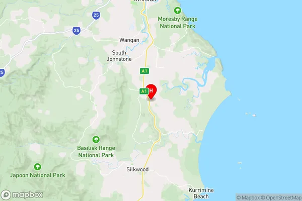 Sandy Pocket,Queensland Area Map