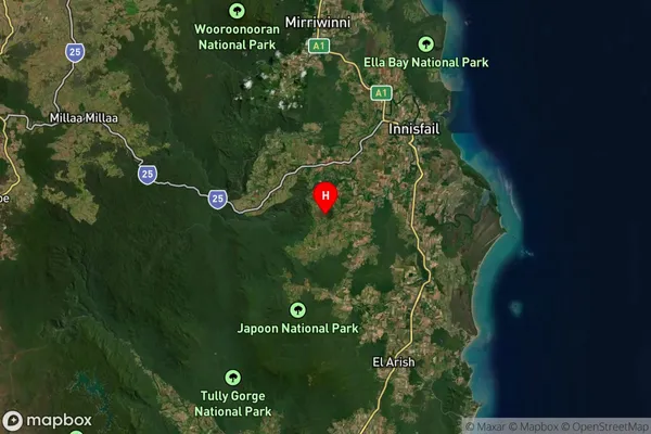 Utchee Creek,Queensland Satellite Map