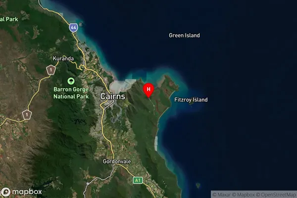 Yarrabah,Queensland Satellite Map