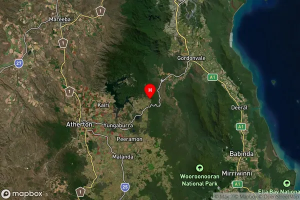 Danbulla,Queensland Satellite Map