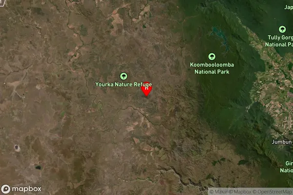 Glen Ruth,Queensland Satellite Map