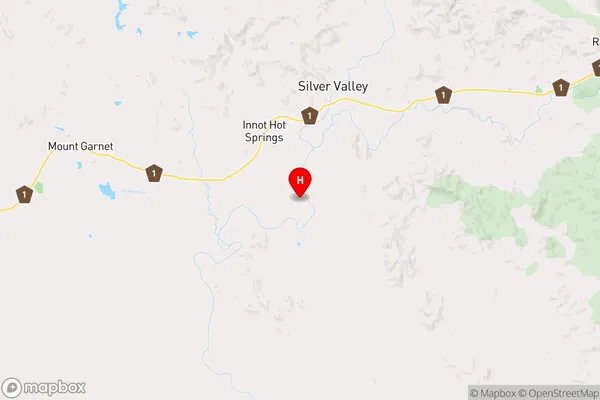 Innot Hot Springs,Queensland Area Map