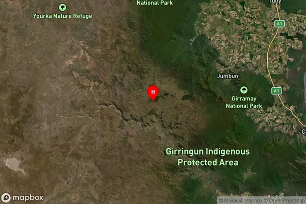 Kirrama,Queensland Satellite Map