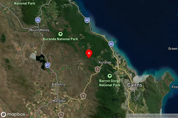 Kowrowa,Queensland Satellite Map