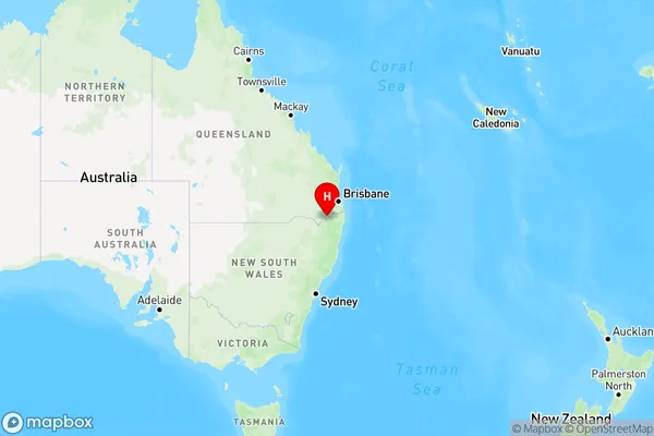 Liston,New South Wales Region Map