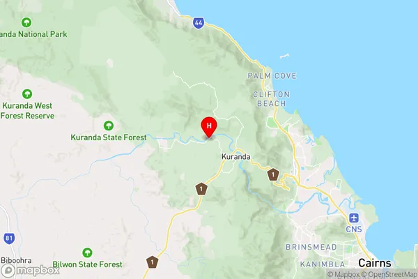 Myola,Queensland Area Map