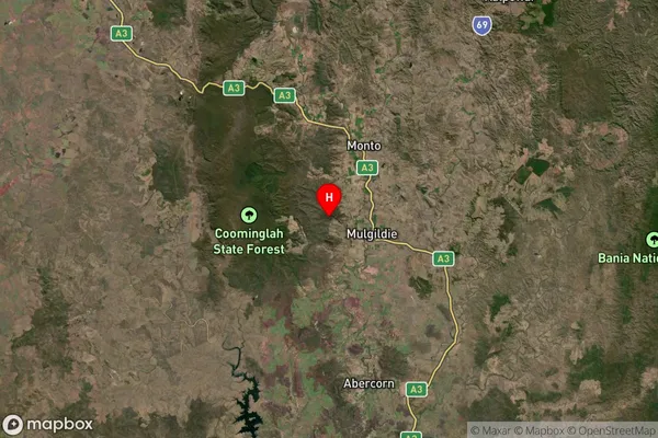 Bailey Creek,Queensland Satellite Map