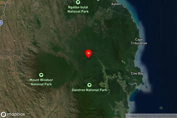 Dagmar,Queensland Satellite Map