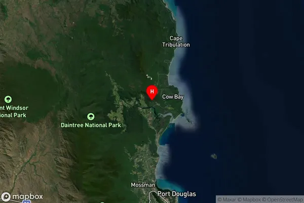 Forest Creek,Queensland Satellite Map