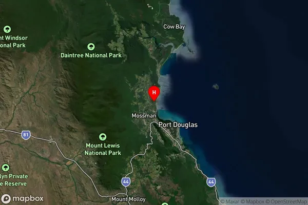 Newell,Queensland Satellite Map