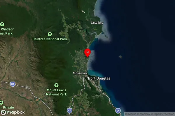 Rocky Point,Queensland Satellite Map